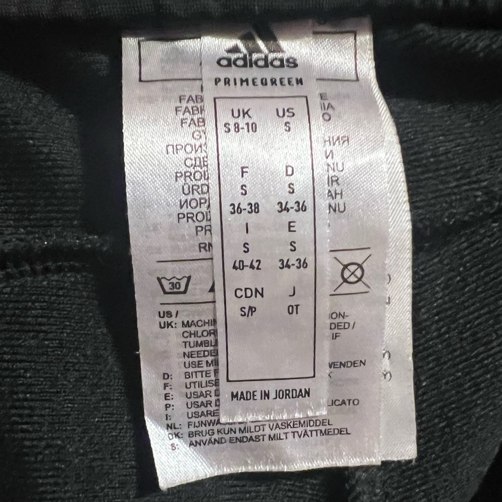 Classic Adidas Joggers Black with White Stripes - Picture 5 of 6